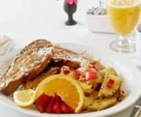 easter brunch plate
