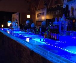 an ice bar