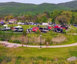 trucks in charles r wood park