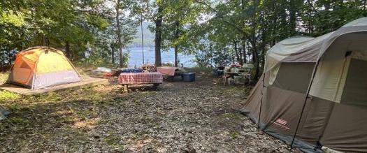 island campsite lake george
