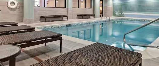 indoor pool in hotel