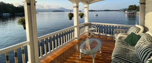 deck over lake george