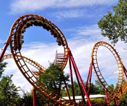 a roller coaster