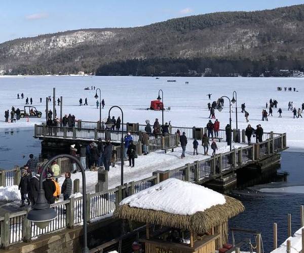 winter carnival scene