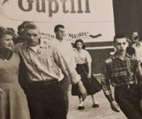 old timey roller skating at guptill's photo