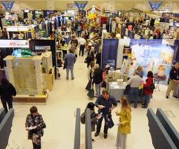 aerial view of home and lifestyle show