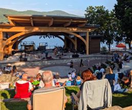 live music by the lake