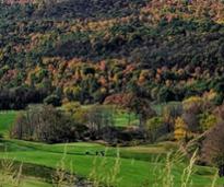 golf course in fall