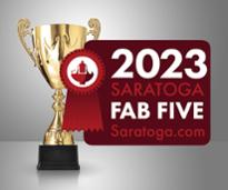 Saratoga Fab Five Winners Logo 2023