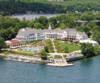 Sagamore hotel aerial shot