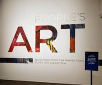 peoples art display in new york state museum