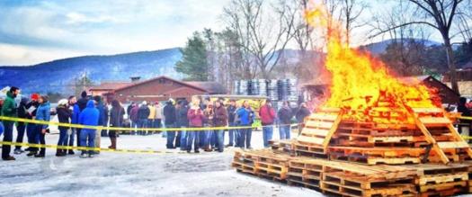 barrel fest bonfire