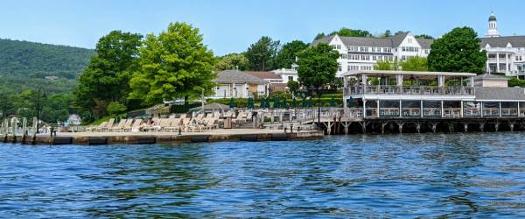 sagamore bolton landing, view from water