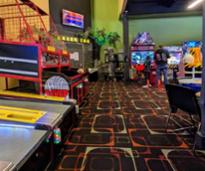 arcade area and door to laser tag at lake george lanes and games