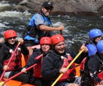 guided whitewater rafting trip