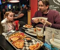 dad and daughter at bwp restaurant