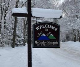 mccauley mountain sign