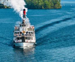 steamboat cruise on lake george