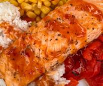 salmon bowl
