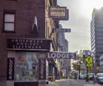 exterior of b. lodge & co in albany