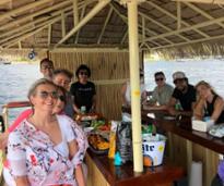tiki tours outing on a lake