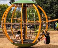 playground structure at cook park in colonie