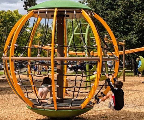 playground structure at cook park in colonie