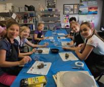 kids at painting camp