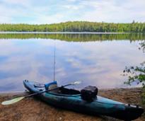 kayak by lake