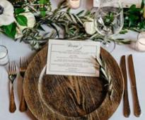 place setting for wedding