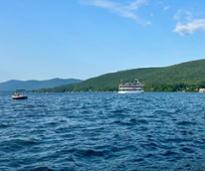 lake george and boats