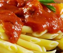 pasta with sauce
