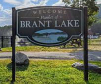 brant lake sign