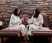 women at spa