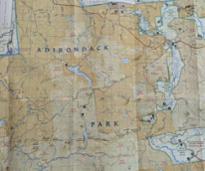 adirondack park map