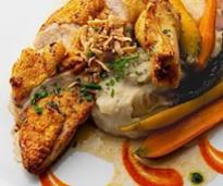 artfully plated dish