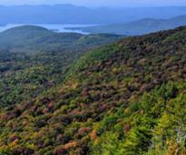 sleeping beauty mountain in the fall
