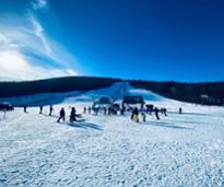 ski lift on a sunny day