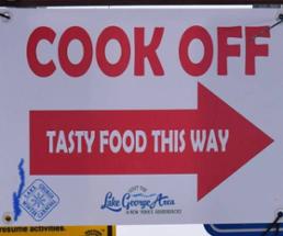 cook off sign