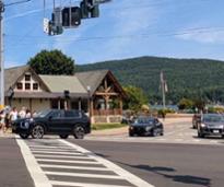 lake george street and visitors center