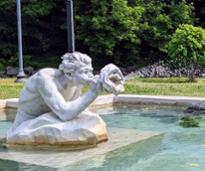 fountain statue in congress park