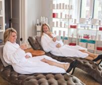 two women at a spa