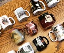 collection of Saratoga mugs