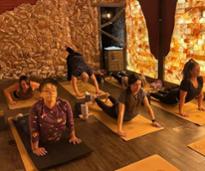 yoga at adirondack salt cave