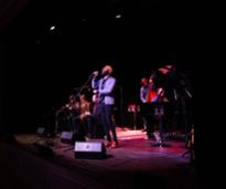 an indoor concert
