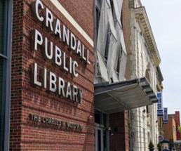 exterior of crandall public library