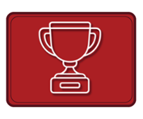 trophy logo red
