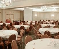 an indoor meeting space