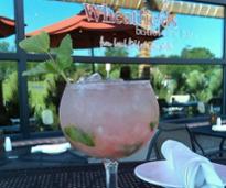 cocktail on wheatfields patio