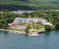 aerial view of the Sagamore during summer day